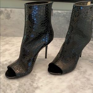 Jimmy Choo peep toe booties